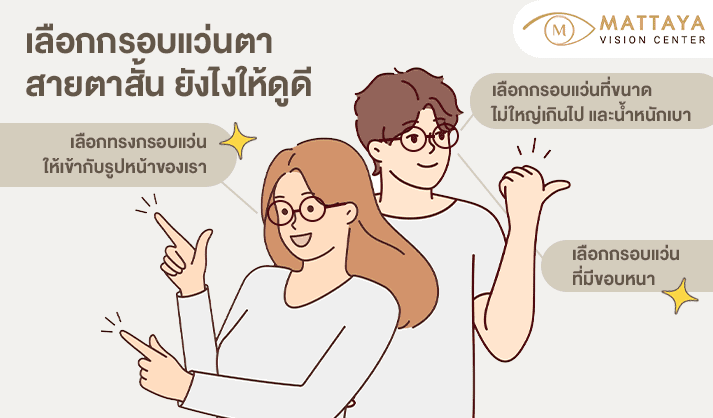 แว่นตา สายตาสั้น